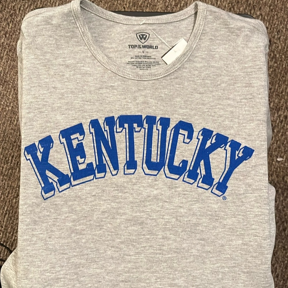 Kentucky UK Shirt‎ Long Sleeve T-Shirt Thermal Large